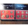 Image 1 : 1980 & 1981 US PROOF SETS (WITH BOXES)