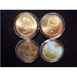 2010-P PRESIDENTIAL DOLLAR SET AS SHOWN SATIN FINISH