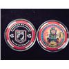 Image 1 : 2-$5 RAMADA EXPRESS CASINO TOKENS 1 IS POW/MIA AND THE OTHER IS ST. PATRICKS DAY 2000