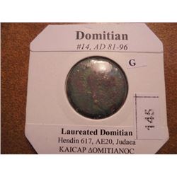 81-96 A.D. DOMITIAN ANCIENT COIN