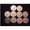 Image 1 : 10 ASSORTED 1940'S MERCURY DIMES