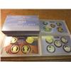 Image 1 : 2010 US PROOF SET (WITH BOX) 14 PIECES INCLUDES PRESIDENTIAL DOLLARS