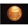 Image 2 : CUBAN MISSLE CRISIS 1 1/2" BRONZE TOKEN "THE LEGACY OF JOHN KENNEDY"