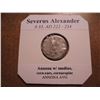 Image 2 : SILVER 222-234 A.D. SEVERUS ALEXANDER ANCIENT COIN (FINE)