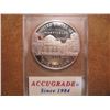 Image 2 : 1993-S JEFFERSON COMMEMORATIVE SILVER DOLLAR PROOF ACG SLAB