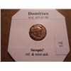 Image 1 : 81-96 A.D. DOMITIAN ANCIENT COIN