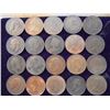 Image 2 : 20 ASSORTED 1901-1966 GREAT BRITAIN 1/2 PENNIES
