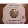 Image 2 : SILVER 364-375 A.D. VALENTINIAN I ANCIENT COIN FN