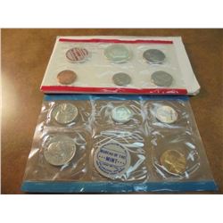 1970 US MINT SET (UNC) P/D/S (WITH ENVELOPE) 40% SILVER JOHN F. KENNEDY HALF DOLLAR, THIS IS AN OFFI