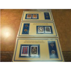 1880,81,82,83,84 & 85 INDIAN HEAD CENT & STAMP SET