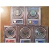 Image 2 : ALL 5-2005-P 50 STATE QUARTERS ALL PCGS MS68'S SATIN FINISH, KANSAS, CALIFORNIA, MINNESOTA, OREGON A