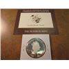 Image 2 : 1993 BRITISH VIRGIN ISLANDS SILVER PROOF $25 ENDANGERED WILDLIFE "LEATHERBACK TURTLE''