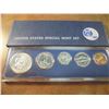 Image 2 : 1967 US SPECIAL MINT SET WITH BOX 40% SILVER JOHN F. KENNEDY HALF DOLLAR