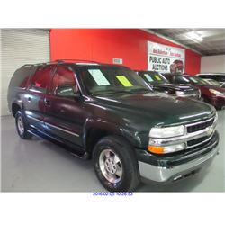 2001 - CHEVROLET SUBURBAN 1500!