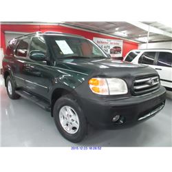 2002 - TOYOTA SEQUOIA!