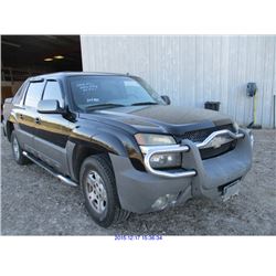 2002 - CHEVROLET AVALANCHE