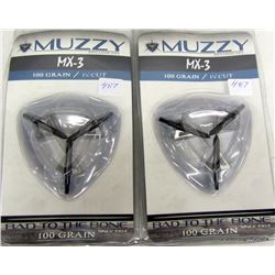 MUZZY MX3 100GR BROADHEADS