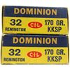 Image 1 : 40 RNDS DOMINION 32 REMINGTON