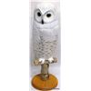 Image 1 : SNOWY OWL CARVING AND METAL DUCK