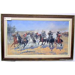 FREDERICK REMINGTON FRAMED PIC