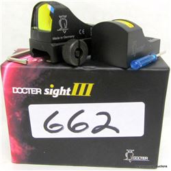 DOCTER SIGHT 3 REFLEX SIGHT