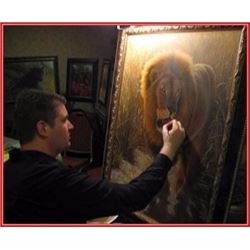 "The King"  Ryan Perry Original Art