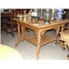 Image 1 : SOLID OAK LARGE CANADIANA PARLOUR TABLE