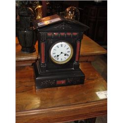 SLATE AND MARBLE CHIME CLOCK CIRCA 1880S