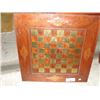 Image 1 : BEAUTIFUL ROSEWOOD GAMES TABLE; CHESS, BACKGAMMON AND POKER CONVERTABLE GAMES TABLE