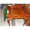 Image 2 : BEAUTIFUL ROSEWOOD GAMES TABLE; CHESS, BACKGAMMON AND POKER CONVERTABLE GAMES TABLE