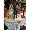 Image 1 : BEAUTIFUL CLOCK BY AUGUST MOREAU CIRCA 1855-1919 "A PLEASANT BOY FISHING" MADE IN FRANCE