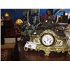 Image 1 : METAL GILDED FRENCH FIGURAL CLOCK