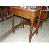 Image 1 : SOLID OAK HALL TABLE WITH DRAWER