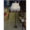 Image 1 : BEAUTIFUL METAL BASE 1920S FLOOR LAMP WITH FANCY SHADE