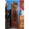 Image 1 : BEAUTIFUL HEAVILY CHINESE PAINTED ENGLISH GRANDFATHER CLOCK