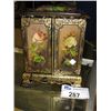 Image 1 : CIRCA 1880S PAINTED TOLE WARE JEWEL CHEST