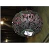 Image 1 : DRAGONFLY LEAD GLASS HANGING LIGHT FIXTURE