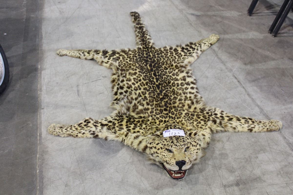 LEOPARD SKIN RUG
