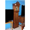 Image 2 : SOLID WALNUT GRANDFATHER CLOCK WITH GERMAN WORKS - NOT IN WORKING ORDER