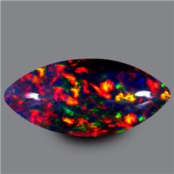 Natural Harlequin Black Opal 2.21 carats