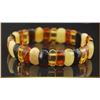 Image 1 : Natural Multi Color Amber Bracelet