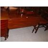 Image 1 : MAHOGANY DROP LEAF TABLE Estimate: £80-120...