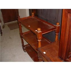 MAHOGANY DUMBWAITER Estimate: £200-300...