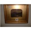 Image 1 : GILT FRAMED MOUNTAIN AND LOCH SCENE Estimate: £30-50...