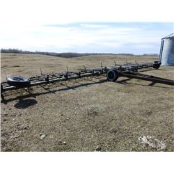 40' OF FLEX HARROWS AND DRAWBAR