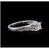 Image 1 : 14KT White Gold 0.85ctw Diamond Ring