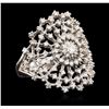 Image 1 : 14KT White Gold 0.48ctw Diamond Ring