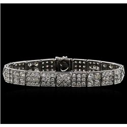 8.94ctw Diamond Bracelet - 18KT White Gold