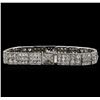 Image 2 : 8.94ctw Diamond Bracelet - 18KT White Gold