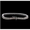 Image 2 : 4.00ctw Diamond Tennis Bracelet - 14KT White Gold